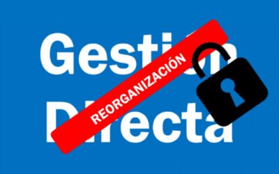 REORGANIZACIÓN DE GESTIÓN DIRECTA